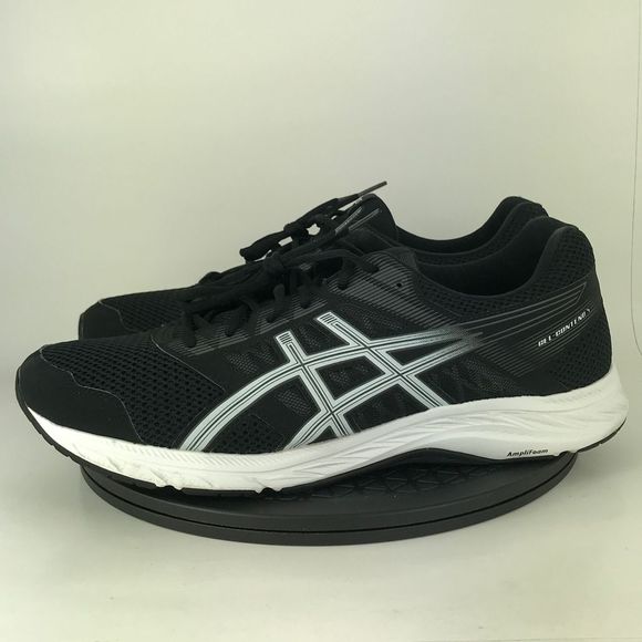 Asics Gel-Contend 5 Black/White Athletic Running Shoes 1011A256 Men's Size 14 - Picture 8 of 12